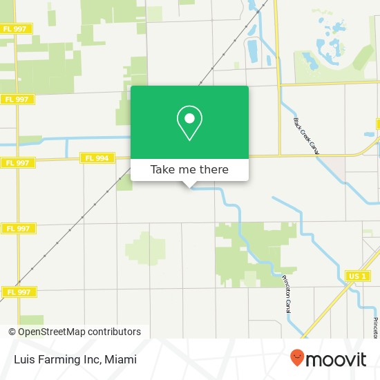 Mapa de Luis Farming Inc