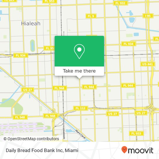 Daily Bread Food Bank Inc map