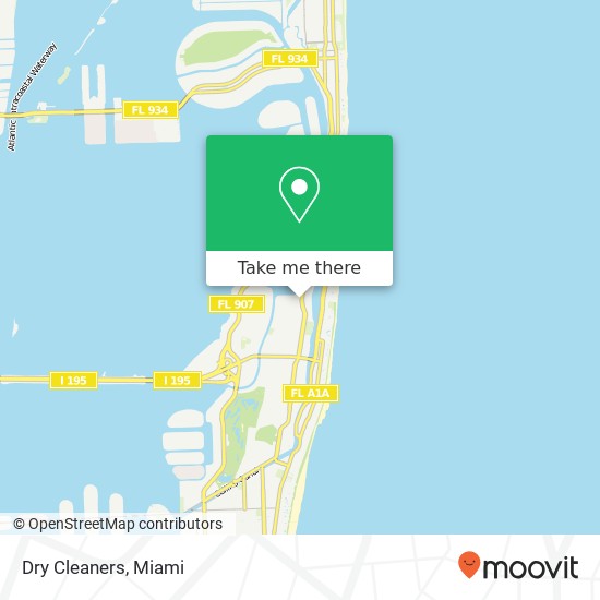 Dry Cleaners map