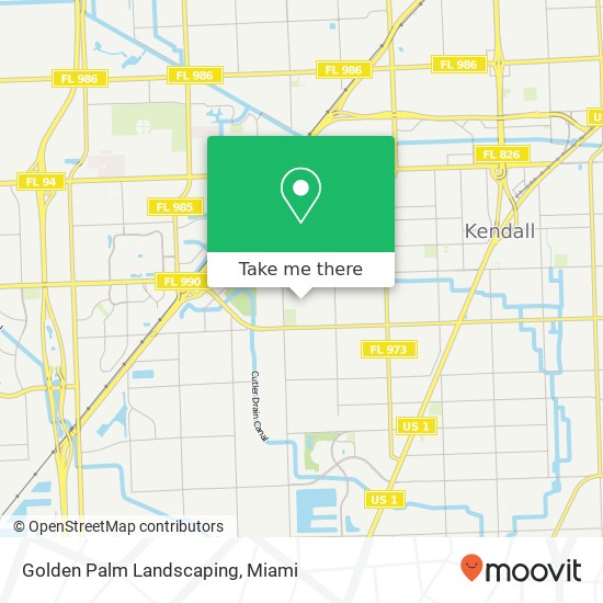 Golden Palm Landscaping map