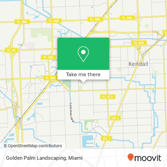 Mapa de Golden Palm Landscaping