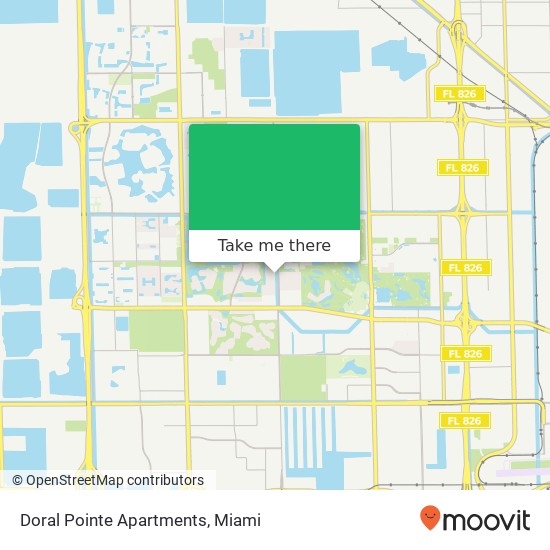 Mapa de Doral Pointe Apartments