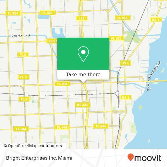 Bright Enterprises Inc map