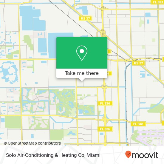 Solo Air-Conditioning & Heating Co map