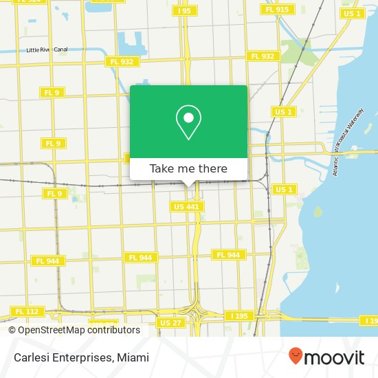 Carlesi Enterprises map