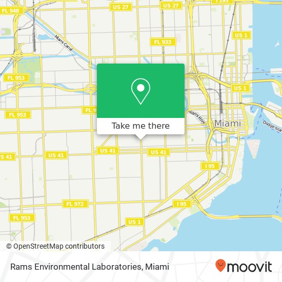 Rams Environmental Laboratories map