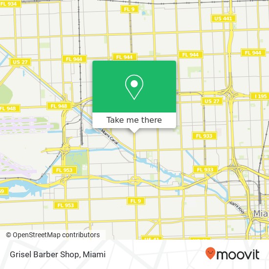 Grisel Barber Shop map