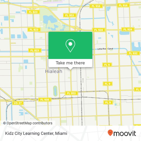 Mapa de Kidz City Learning Center