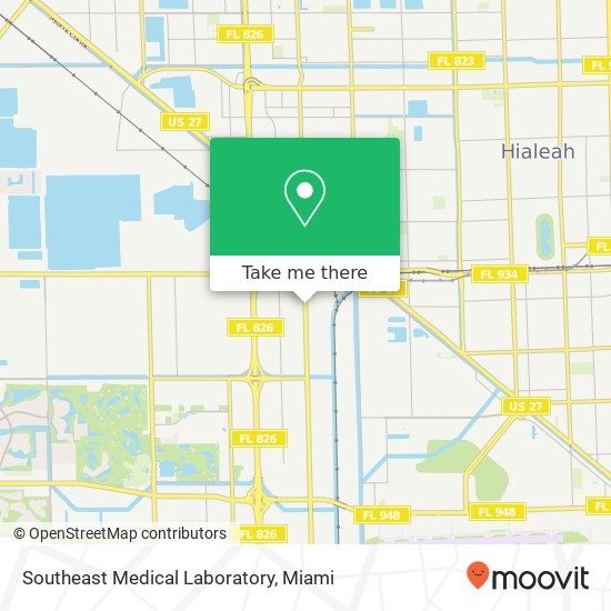 Mapa de Southeast Medical Laboratory