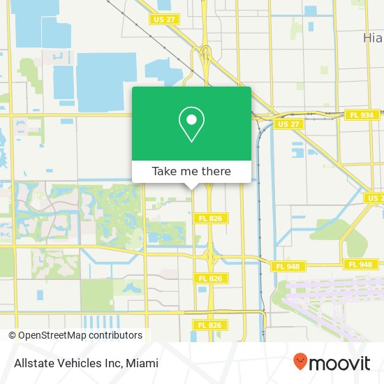 Allstate Vehicles Inc map