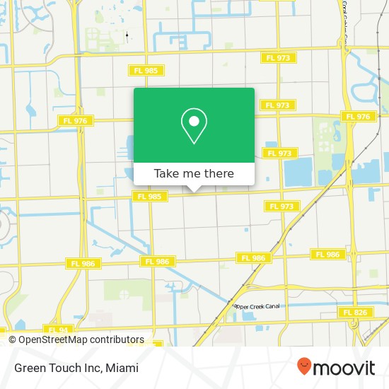 Green Touch Inc map