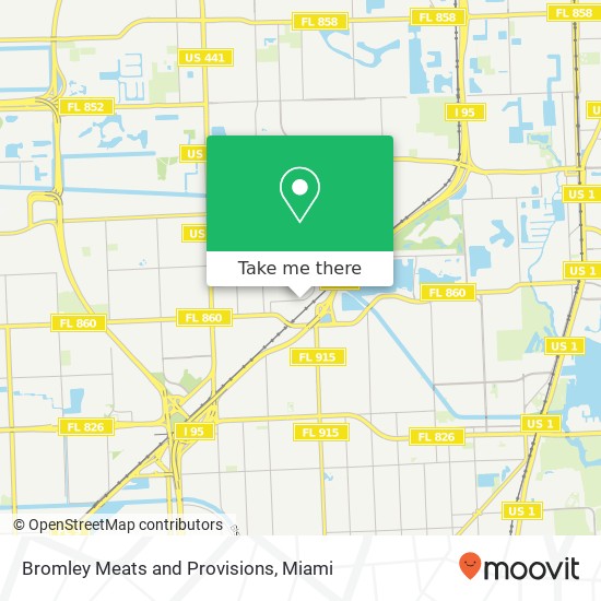 Bromley Meats and Provisions map