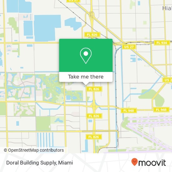 Doral Building Supply map