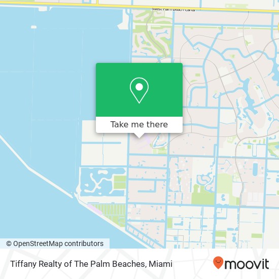 Mapa de Tiffany Realty of The Palm Beaches
