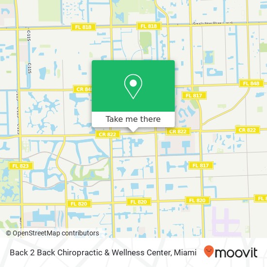 Back 2 Back Chiropractic & Wellness Center map