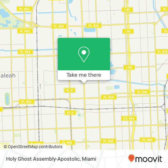 Holy Ghost Assembly-Apostolic map