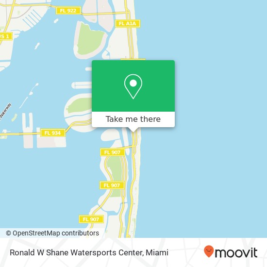 Ronald W Shane Watersports Center map