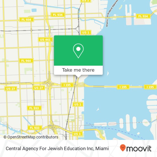 Mapa de Central Agency For Jewish Education Inc