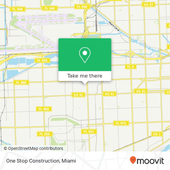 One Stop Construction map