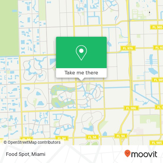 Mapa de Food Spot