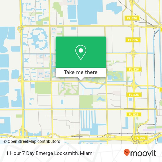 1 Hour 7 Day Emerge Locksmith map