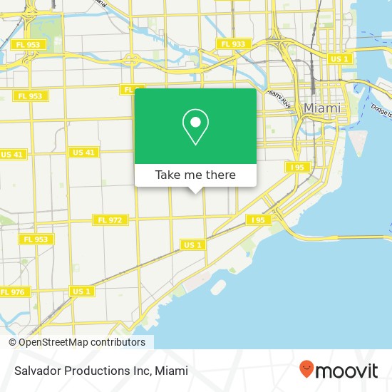 Salvador Productions Inc map