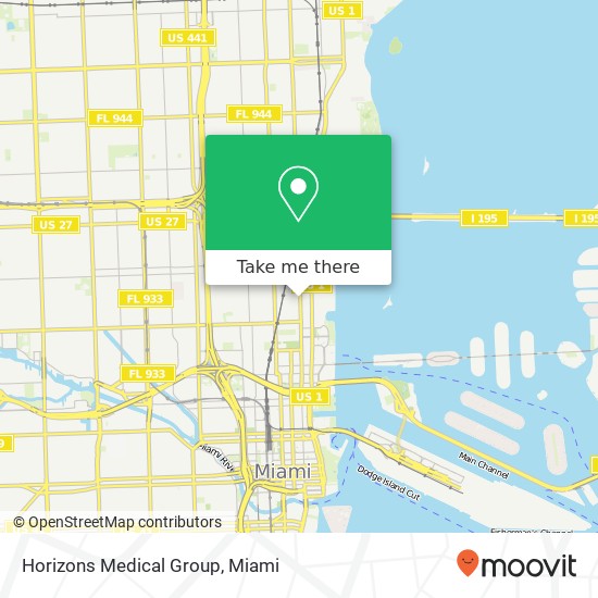 Mapa de Horizons Medical Group