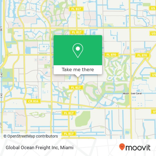 Mapa de Global Ocean Freight Inc