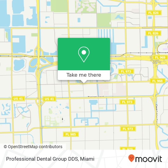 Mapa de Professional Dental Group DDS