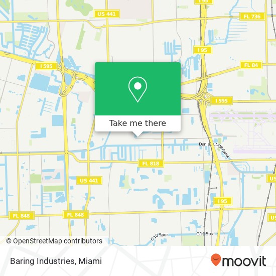 Baring Industries map