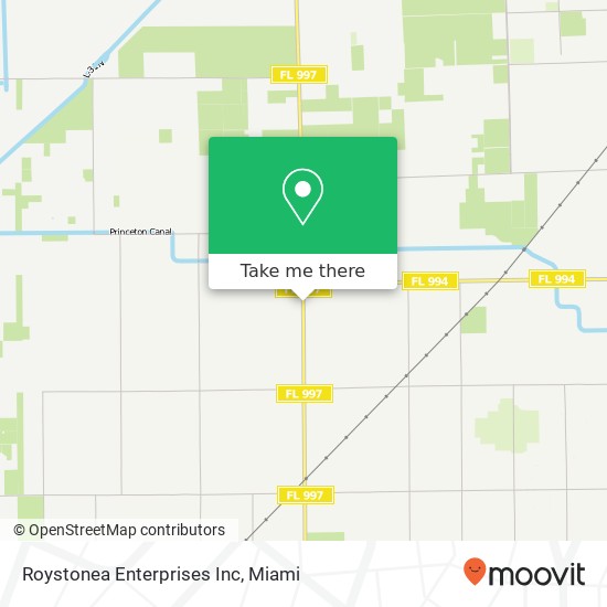 Roystonea Enterprises Inc map