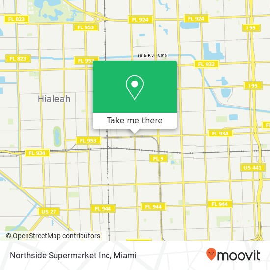 Northside Supermarket Inc map