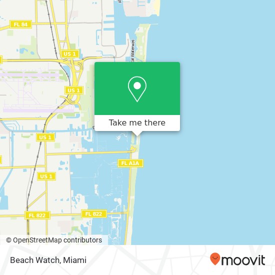 Beach Watch map