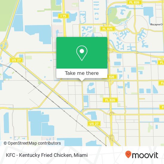 Mapa de KFC - Kentucky Fried Chicken