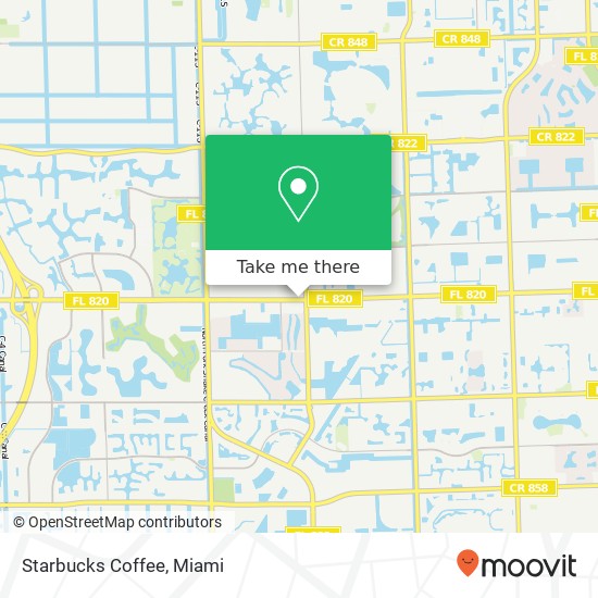 Mapa de Starbucks Coffee