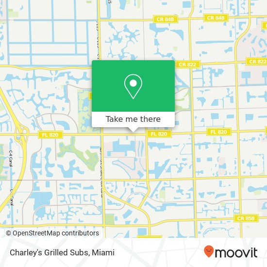 Mapa de Charley's Grilled Subs