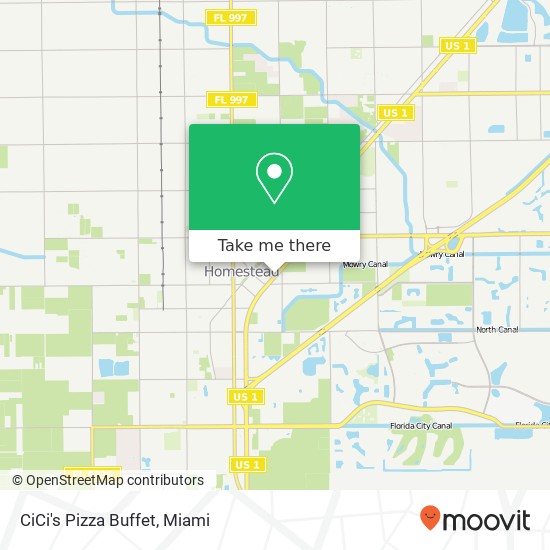 Mapa de CiCi's Pizza Buffet