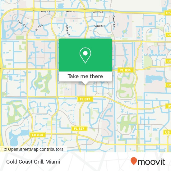 Gold Coast Grill map