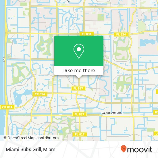 Miami Subs Grill map