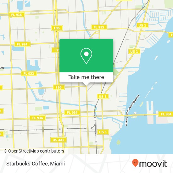 Starbucks Coffee map