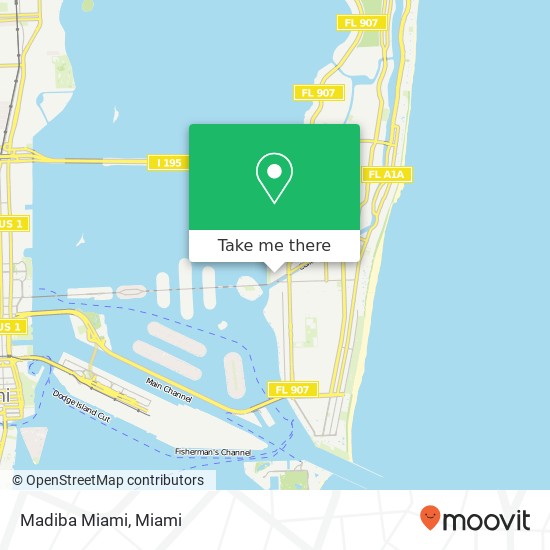 Mapa de Madiba Miami