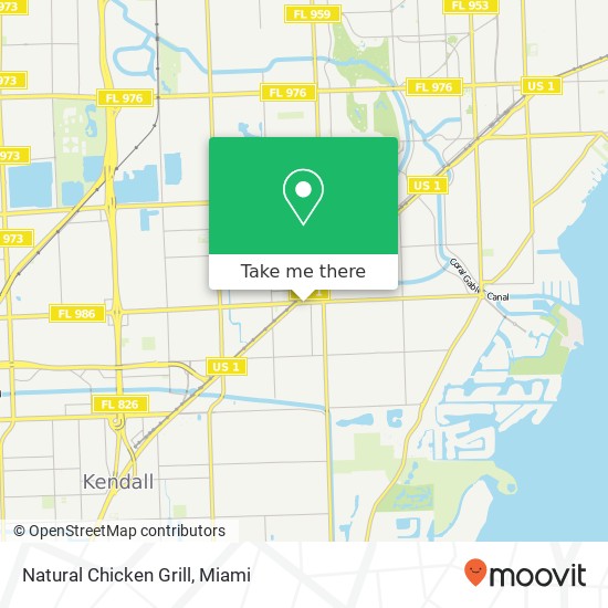 Natural Chicken Grill map