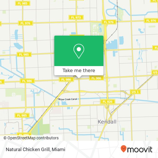 Natural Chicken Grill map