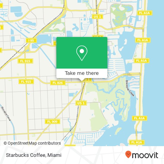 Starbucks Coffee map