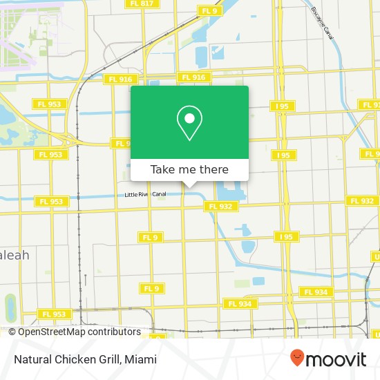 Natural Chicken Grill map