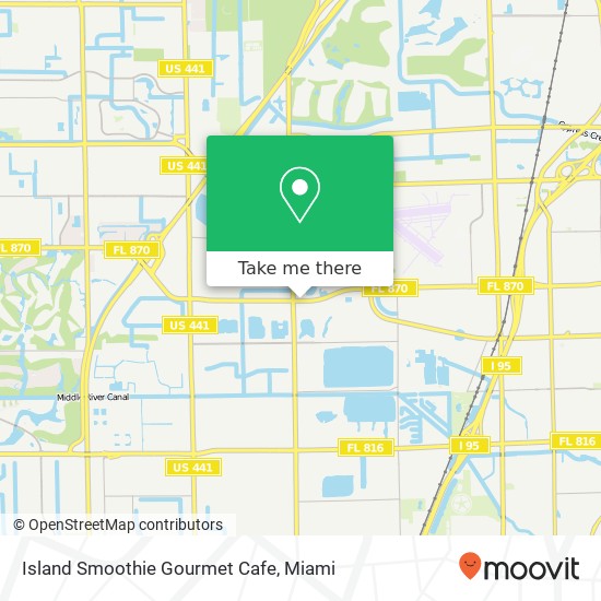 Island Smoothie Gourmet Cafe map