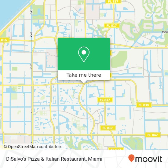 Mapa de DiSalvo's Pizza & Italian Restaurant