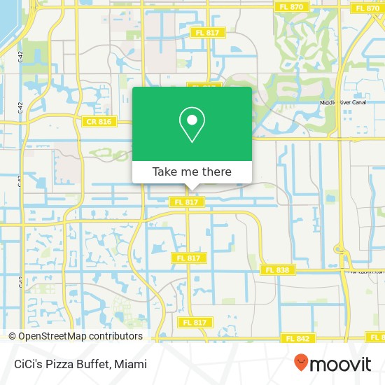 CiCi's Pizza Buffet map