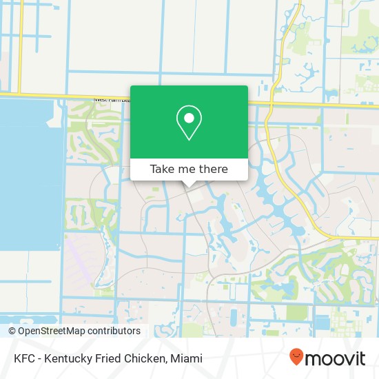 KFC - Kentucky Fried Chicken map