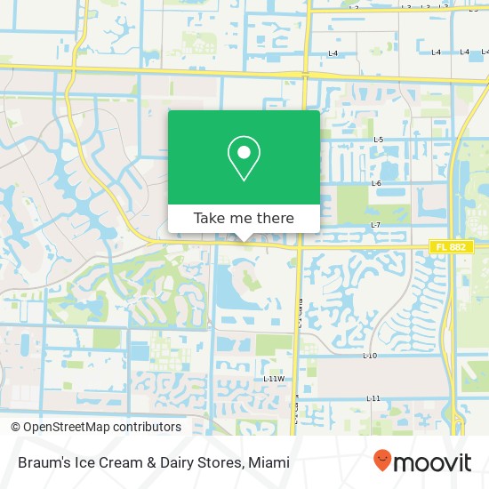 Mapa de Braum's Ice Cream & Dairy Stores